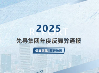 先导集团2025年度反舞弊通报